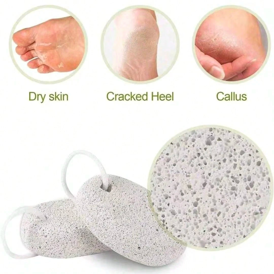 Natural Pumice Stone, Reusable Foot Care Tool, Foot And Hand Hard Skin Callus Remover, Callus Remover With Pumice Stone, Professional Foot Care Tool Set, Foot Scrub, Suitable For Severe Calluses On Fe