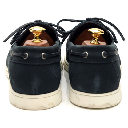 Navy Blue Nubuck Boat Shoes Derby UK 10