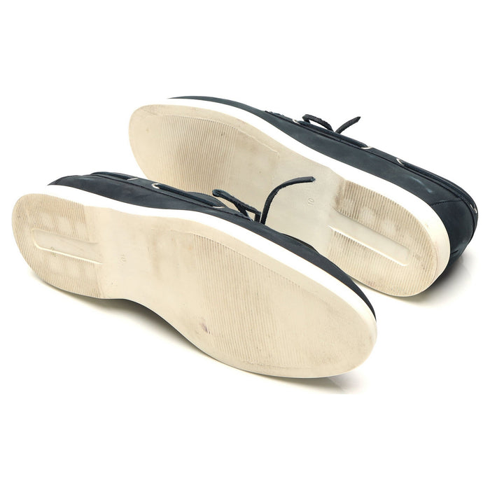Navy Blue Nubuck Boat Shoes Derby UK 10
