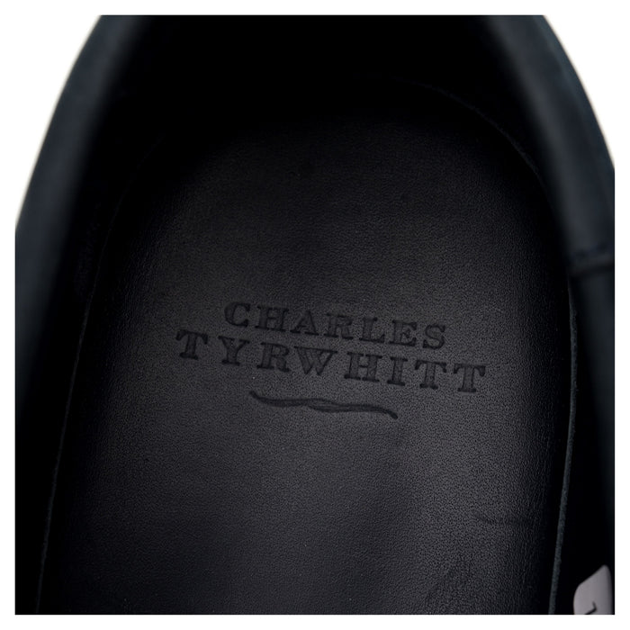 Navy Blue Nubuck Boat Shoes Derby UK 10