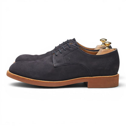 Navy Blue Nubuck Derby UK 11