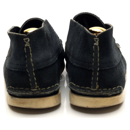 Navy Blue Suede Handsewn Chukka Boots UK 7 US 8