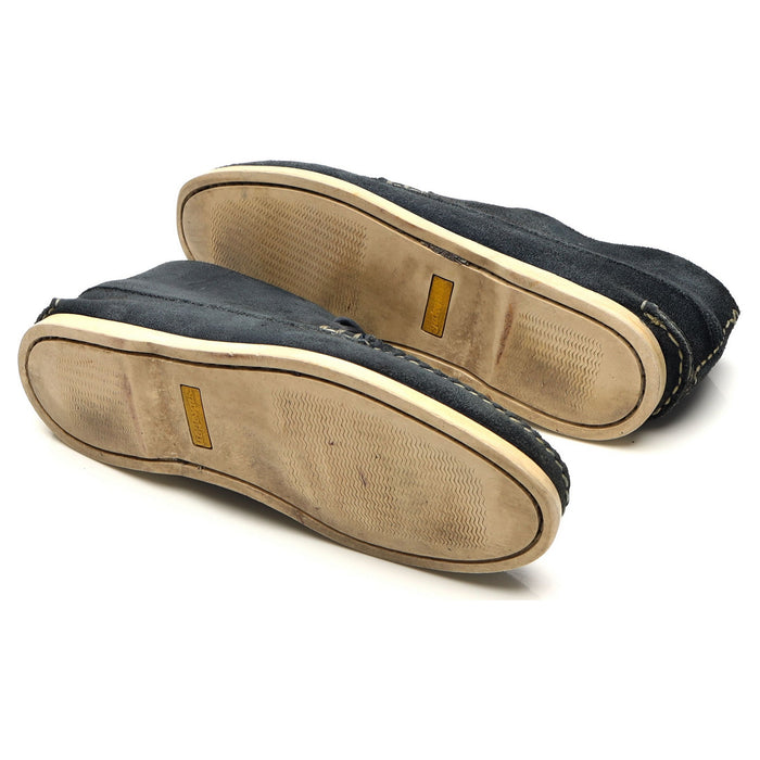 Navy Blue Suede Handsewn Chukka Boots UK 7 US 8
