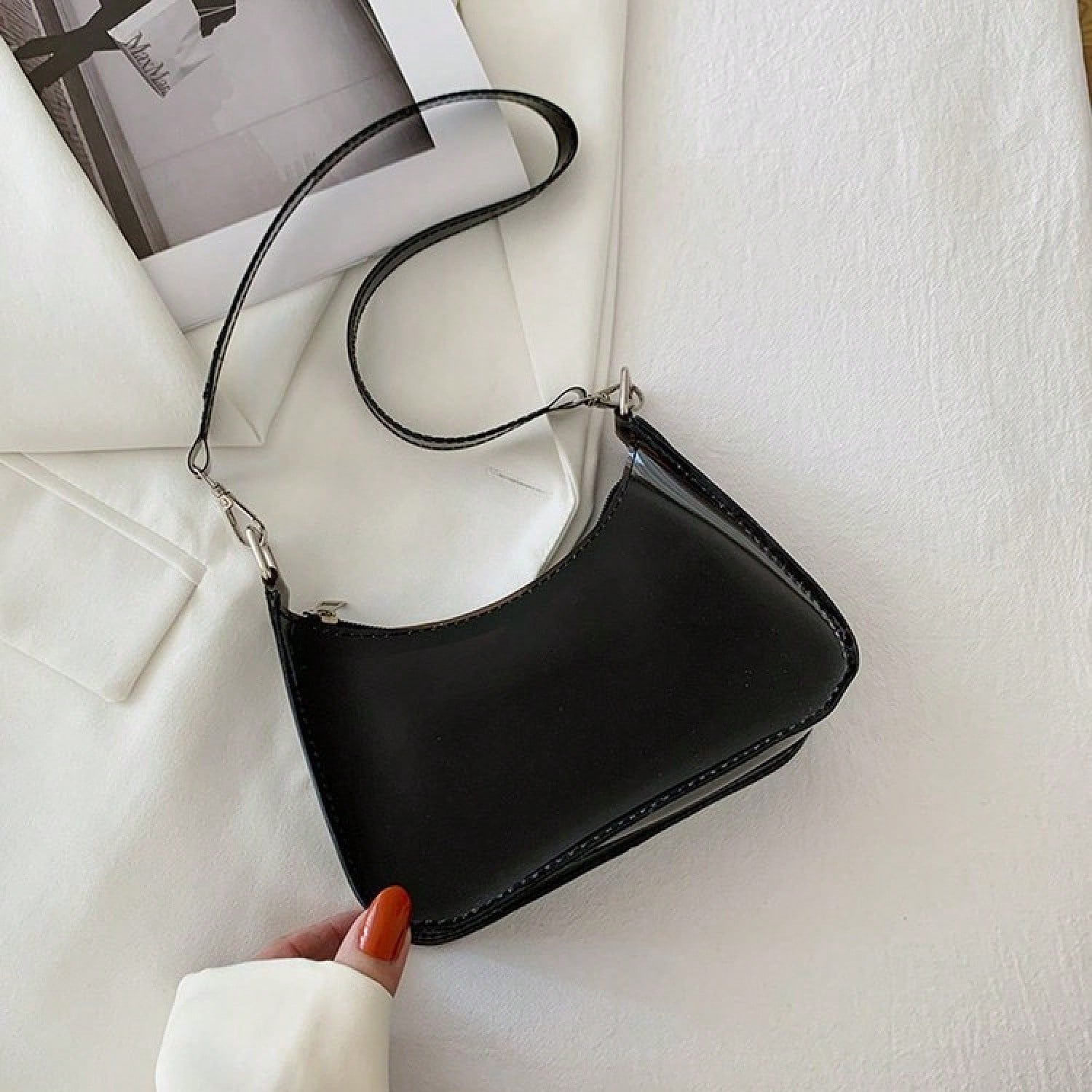 Neon Transparent PVC Baguette Underarm Bag, Detachable Adjustable Strap Y2K Shoulder Purse, Multi Bright Color Hobo Handbag Beach & Fes