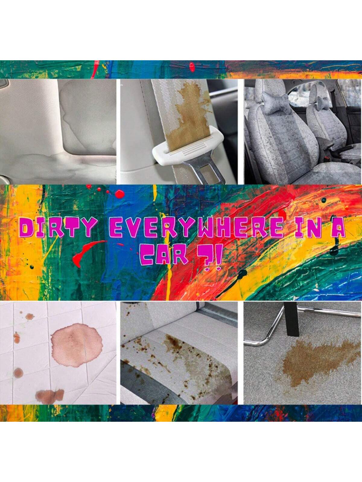 Neutral PH Interior Cleaner Leather Fabric And Carpet Multi-Purpose Anti-Aging Car Detailing Spray JB XPCS 21