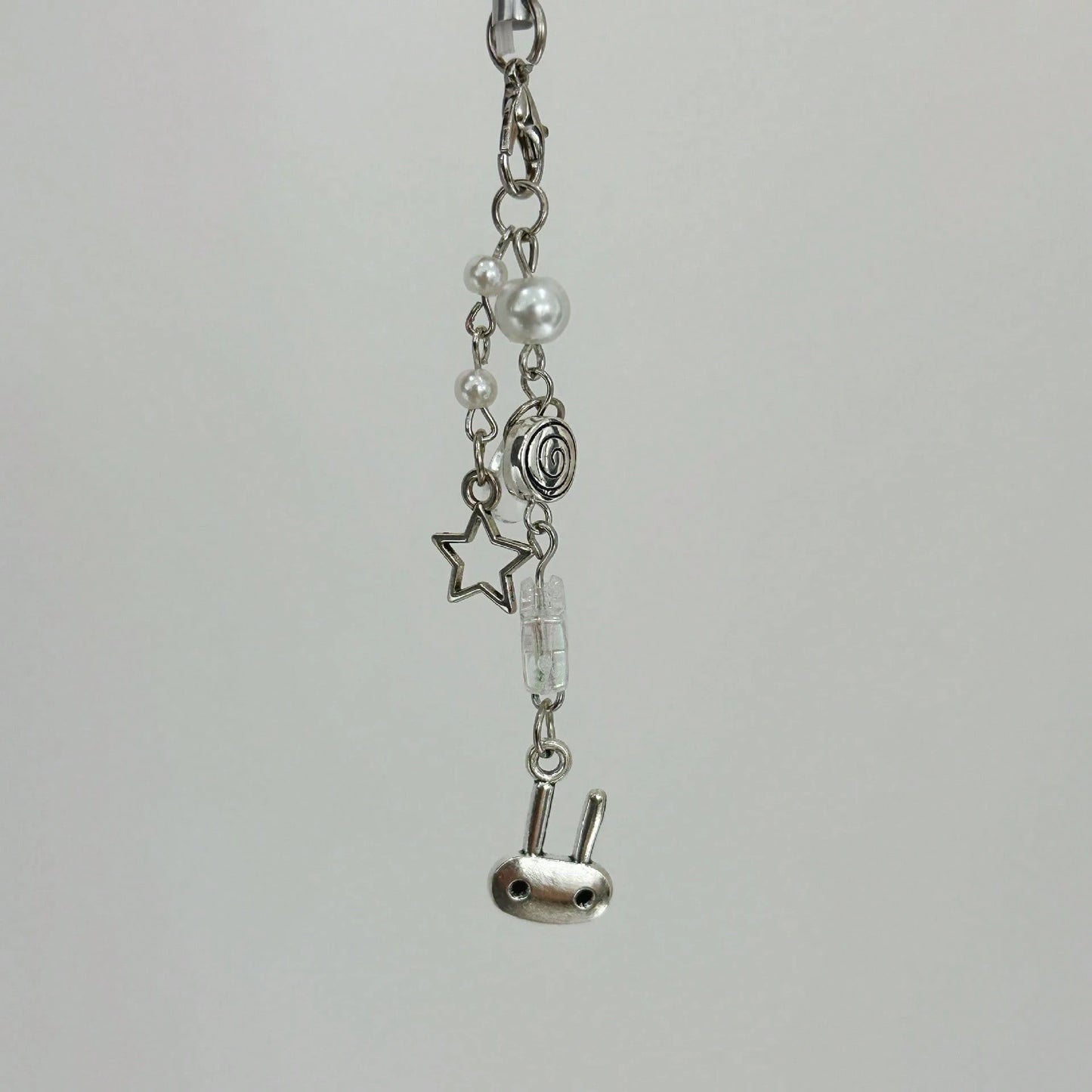 New Design Y2K Style Cute Rabbit Ears Star Chain Phone Pendant Handmade Beaded Bag Charm Phone Strap Phone Lanyard Phone Accessory Gifts For Mother, Family, Friends, Birthday, Holiday Phone Charm, Pho