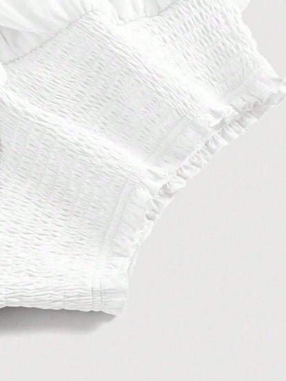 New High Waist Slim Cake Style Mini Skirt For Women White Spring, Y2K Aesthetic