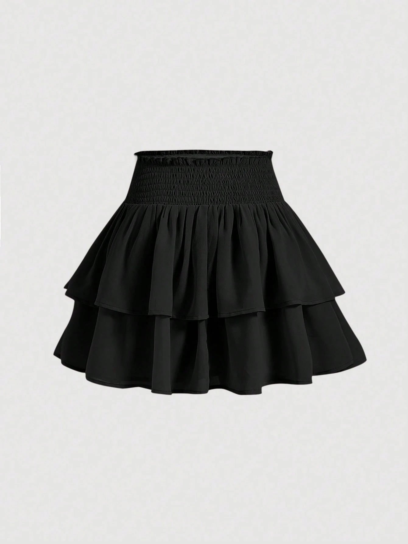 New High Waist Slim Cake Style Mini Skirt For Women White Spring, Y2K Aesthetic