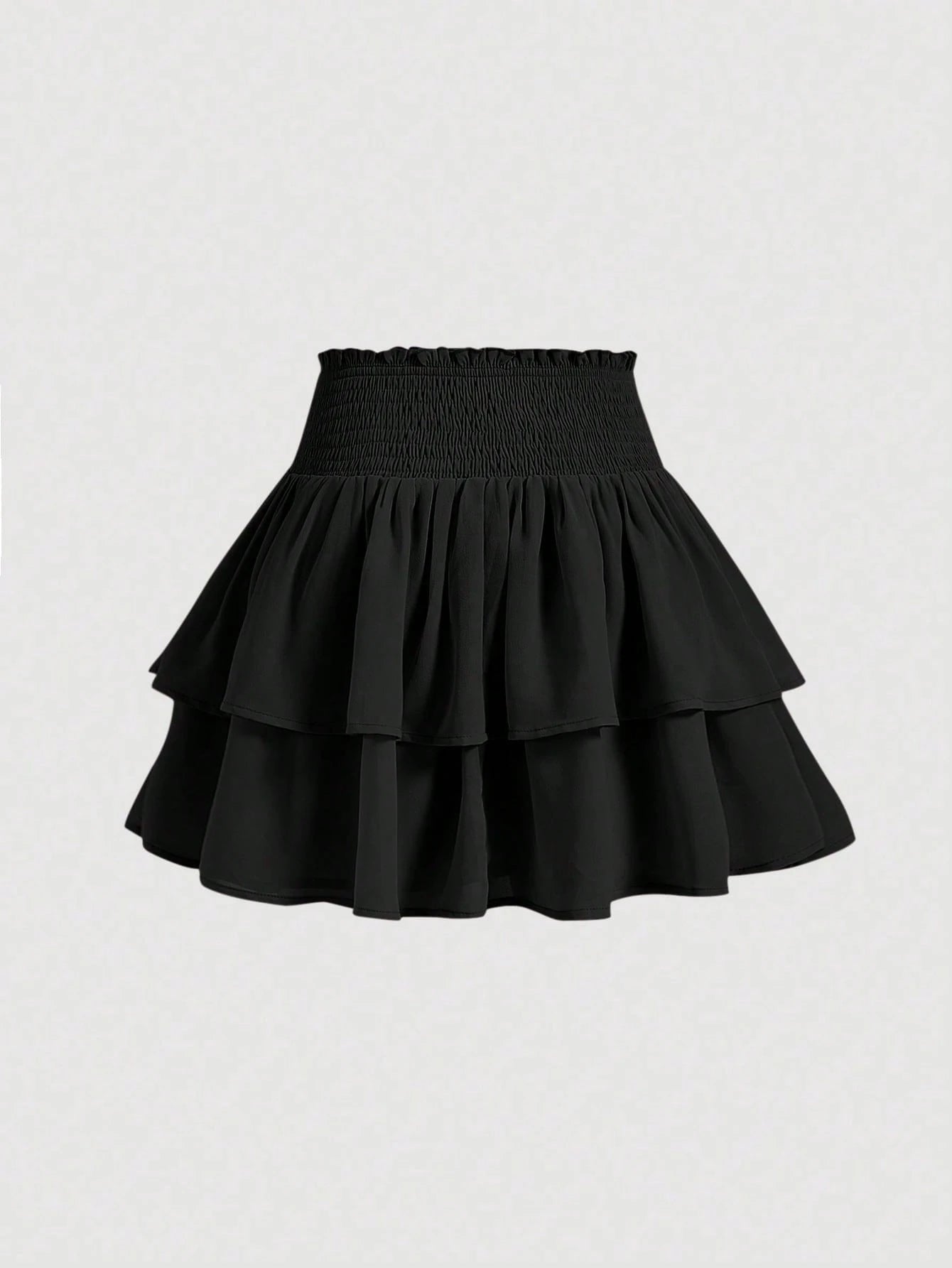 New High Waist Slim Cake Style Mini Skirt For Women White Spring, Y2K Aesthetic