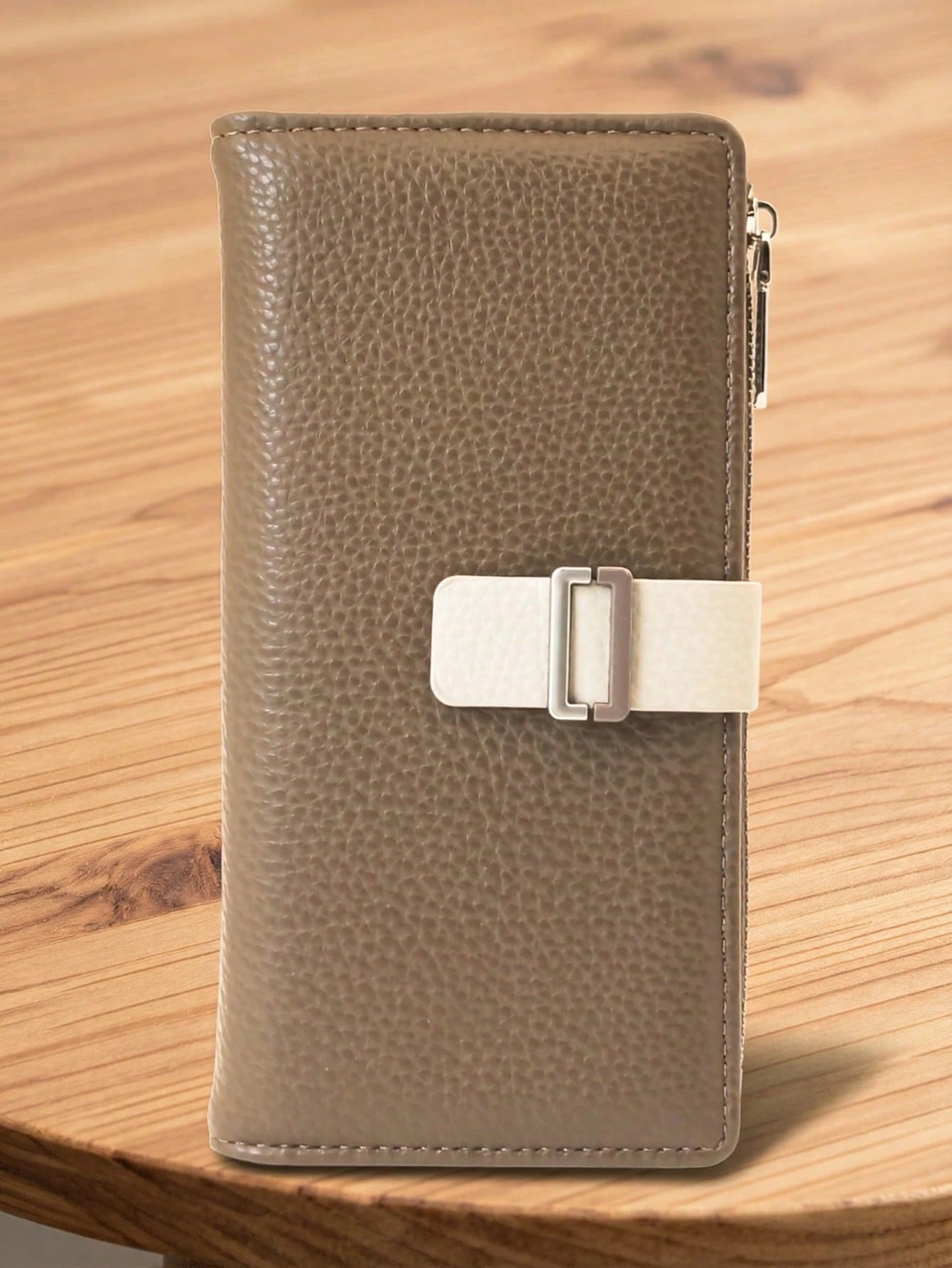 New Ladies Short Folding Wallet, Soft PU Zipper Multi-Function Large-Capacity Card Clip Coin Purse, Exquisite Fashion Simple Casual Walle