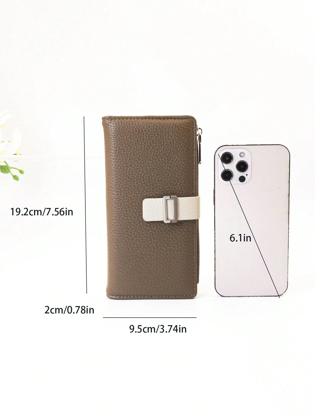 New Ladies Short Folding Wallet, Soft PU Zipper Multi-Function Large-Capacity Card Clip Coin Purse, Exquisite Fashion Simple Casual Walle