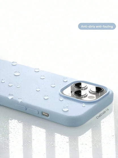 New Luxury Shockproof Soft Beige Phone Case, Compatible With IPhone 17 16 15 Pro 14 Plus 13 12 11 17 Pro Max Air XR XS Max X/XS 7/8 Plus 7/8, Anti-Drop Smooth Protective Shell, Durable, Fashion Design