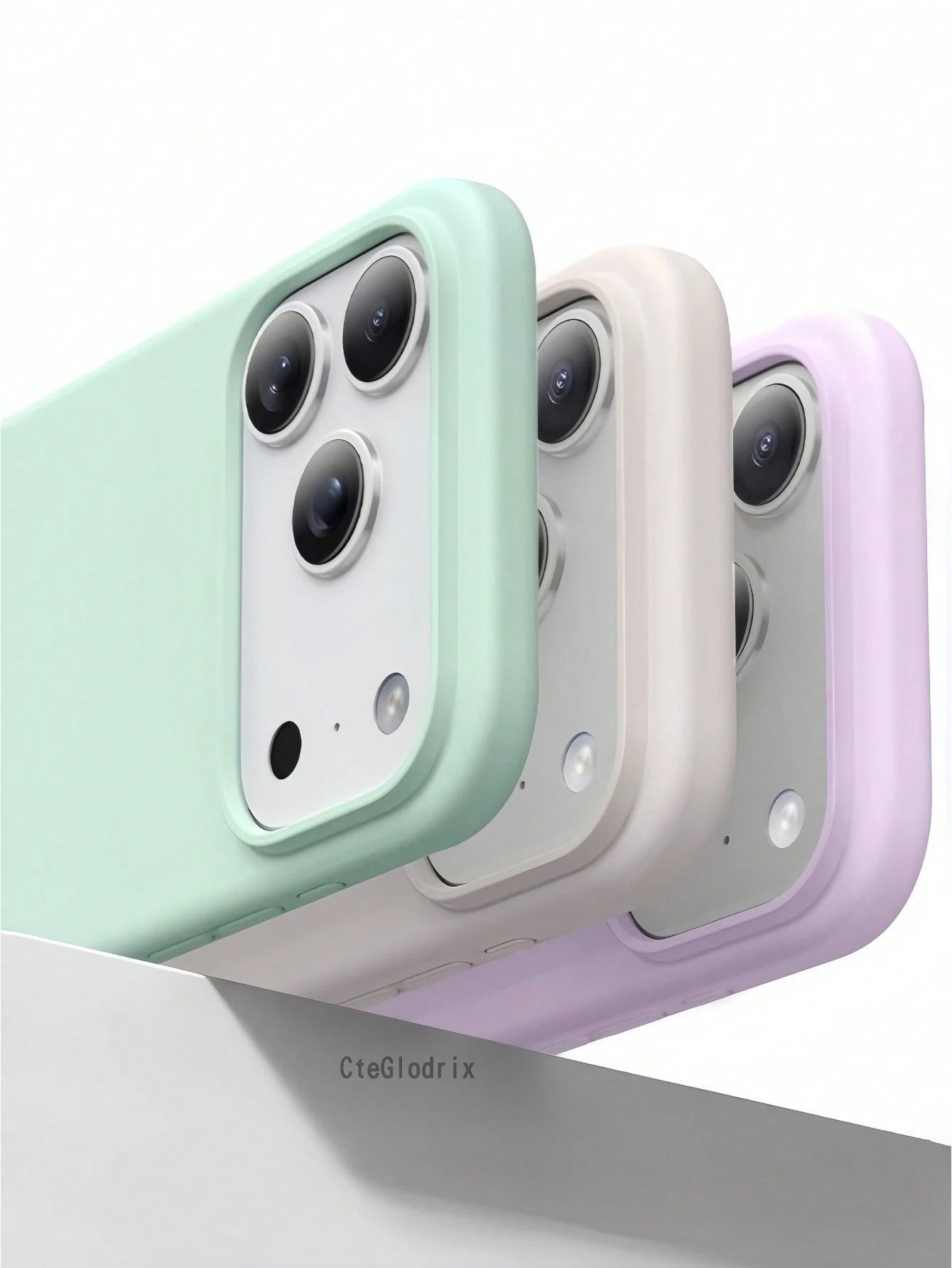 New Luxury Shockproof Soft Beige Phone Case, Compatible With IPhone 17 16 15 Pro 14 Plus 13 12 11 17 Pro Max Air XR XS Max X/XS 7/8 Plus 7/8, Anti-Drop Smooth Protective Shell, Durable, Fashion Design