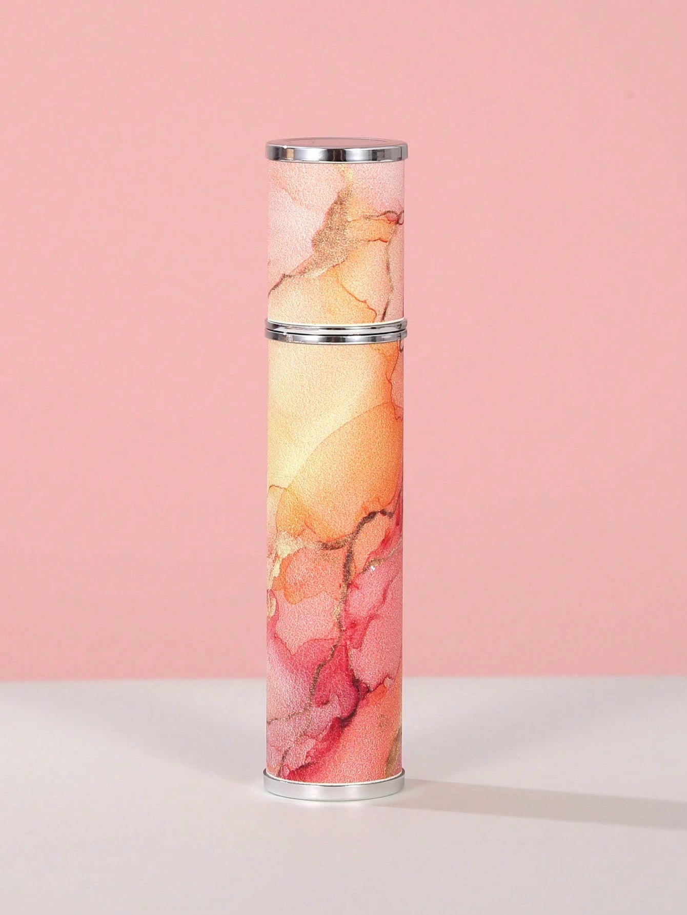 New Marble Pattern Leather Glass Perfume Bottle, Printed High-End Portable Travel Spray Bottle, Toner Hydrating Mist Bottle, Essential For Outings