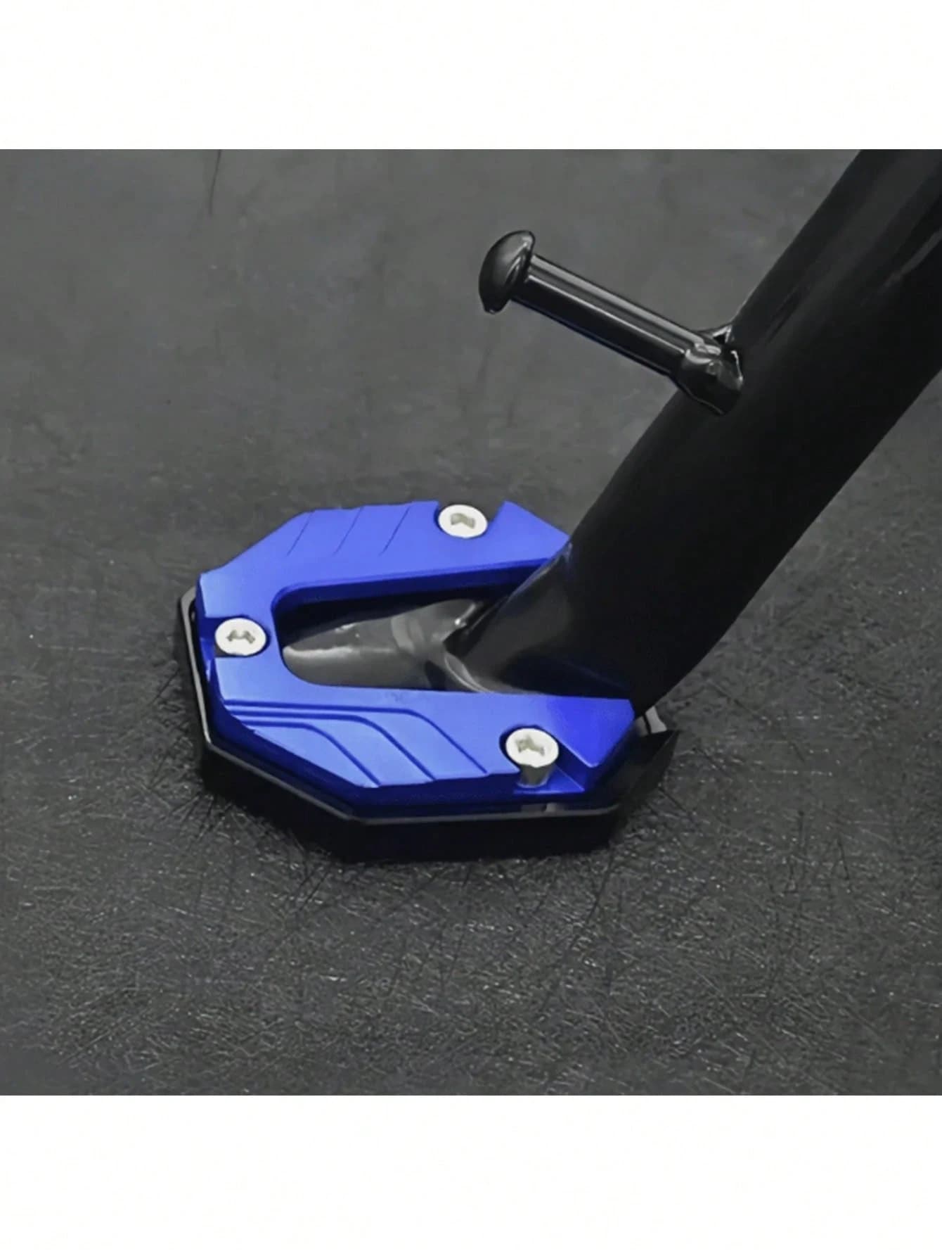 New Motorcycle Side Stand Accessories: Anti-Slip Motorcycle Side Stand Extension Plate, Side Stand Accessory With Extended Base, Motorcycle Aluminum Alloy Kickstand Accessory, Side Stand Accessory Wit