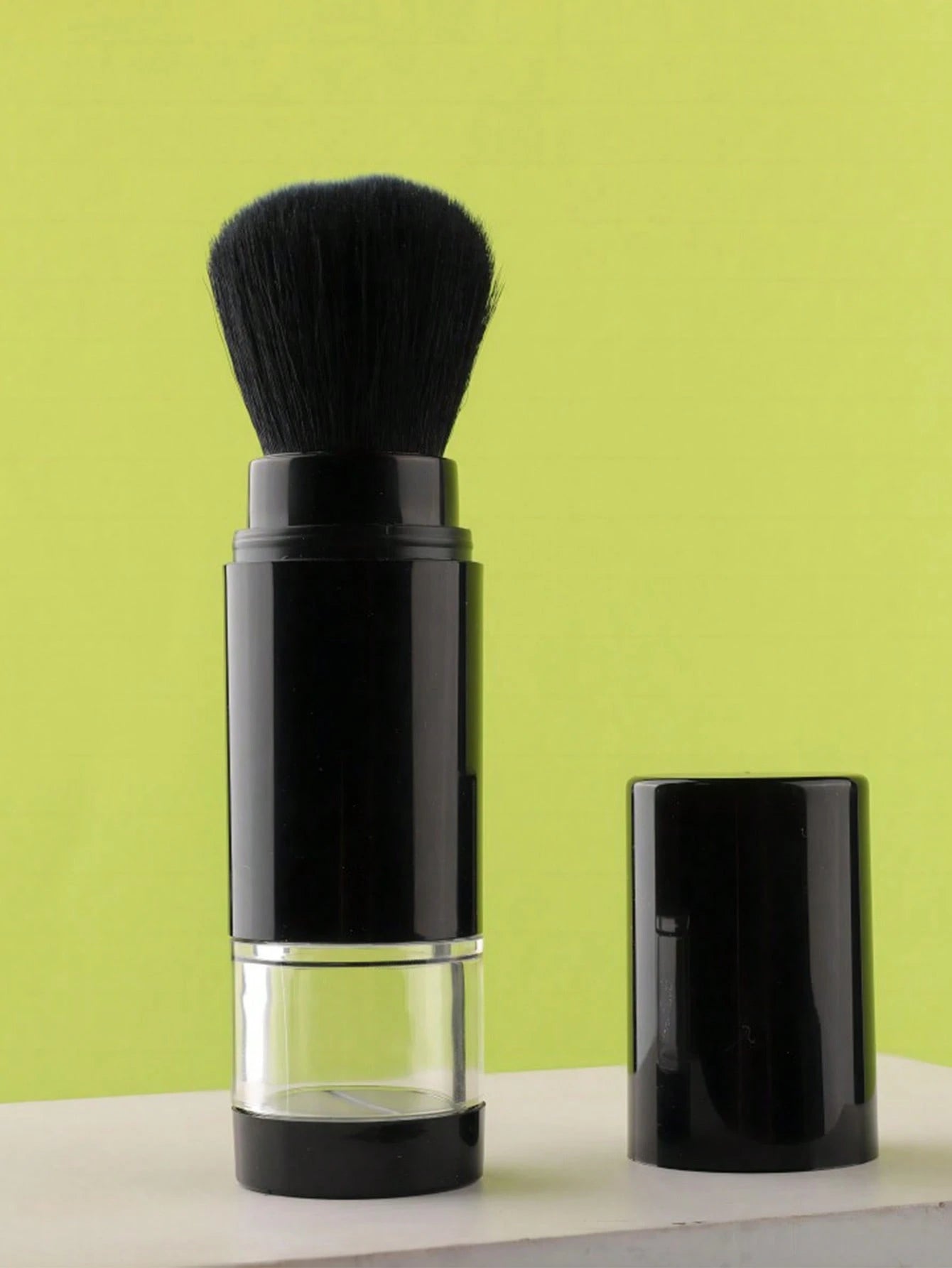 New Portable Refillable Powder Brush, Retractable Makeup Brush Tool For Reusable Powder, Blush, Body Powder, Suitable For Makeup, Travel, SPF Powder Compact,Foundation Brush,Concealer Brush,Blush Brus