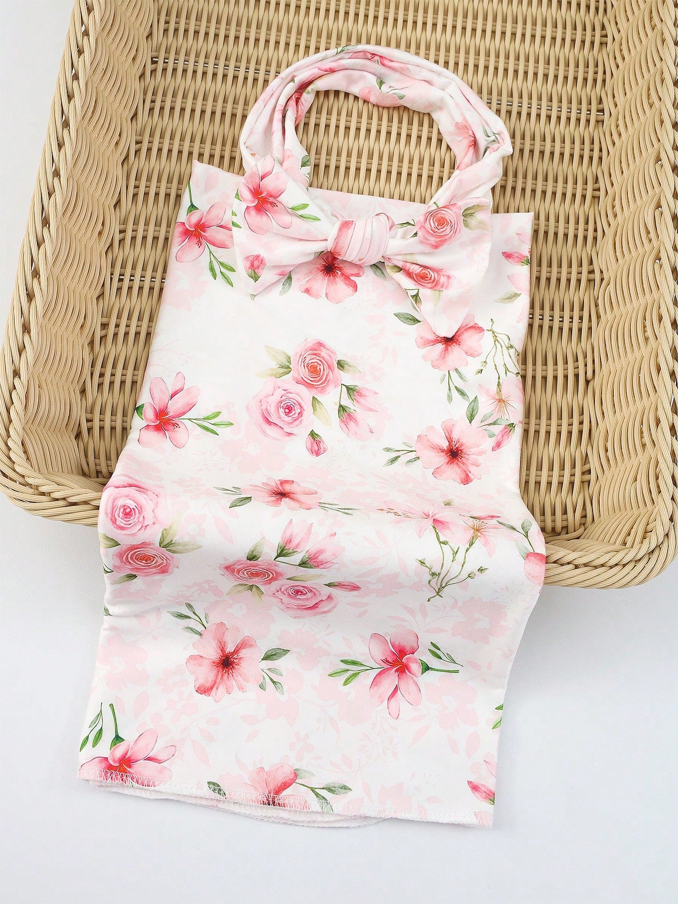 Newborn Baby Floral Print Photography Headband Set