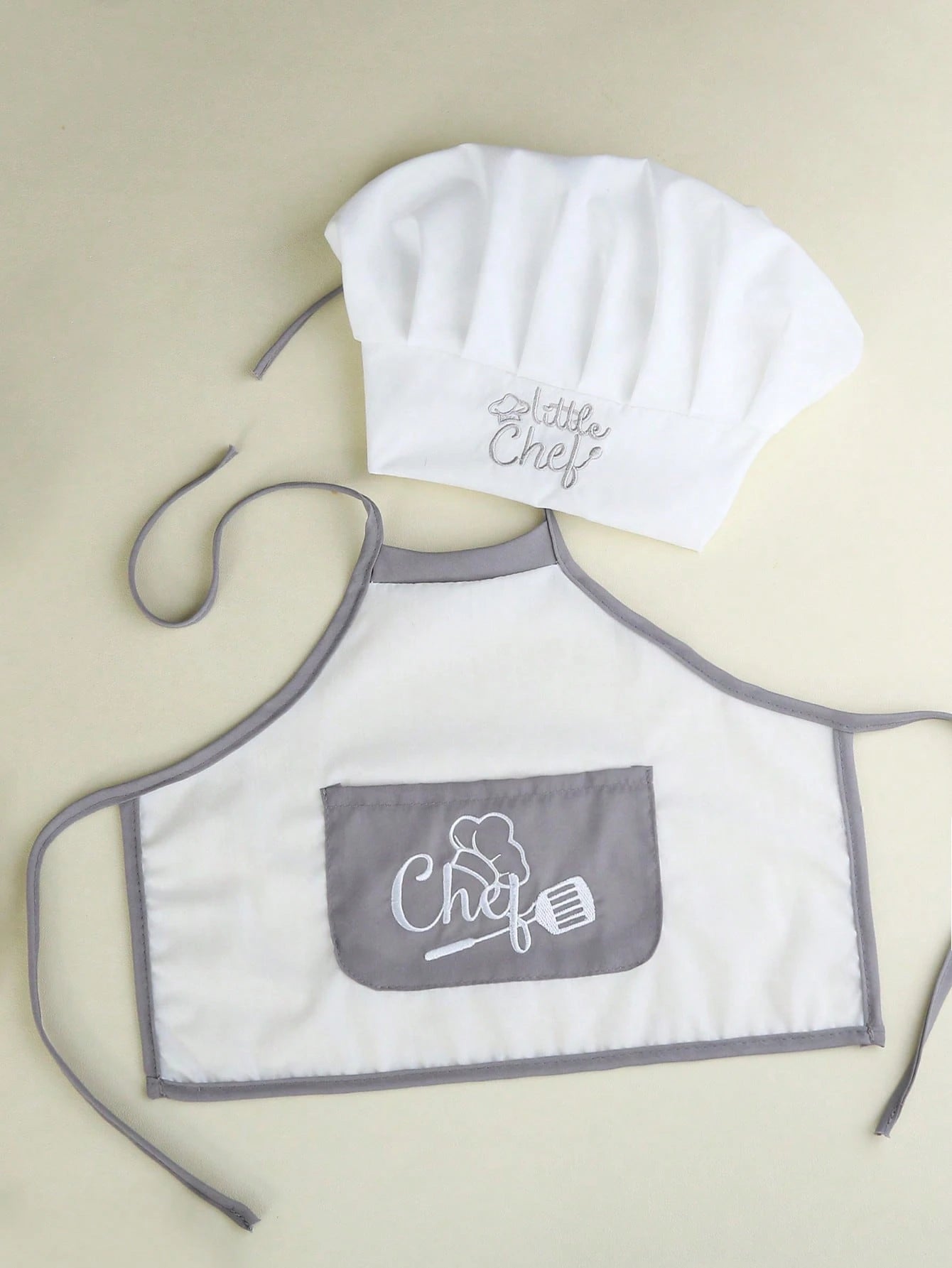 Newborn Photography Outfits Baby Boy White Chef Hat And Apron Set Infant Photoshoot Props 1 Month And 100 Days Baby Photo Props Fall Winter