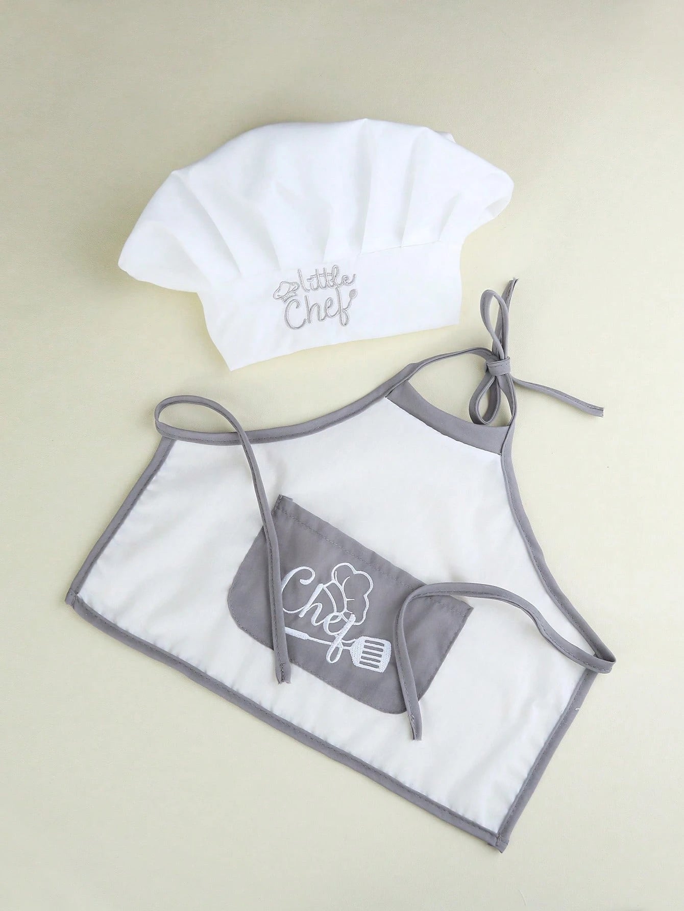 Newborn Photography Outfits Baby Boy White Chef Hat And Apron Set Infant Photoshoot Props 1 Month And 100 Days Baby Photo Props Fall Winter