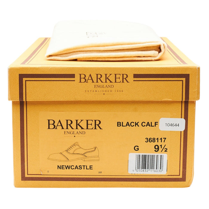 'Newcastle' Black Leather Oxford Brogues UK 9.5 G
