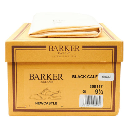 'Newcastle' Black Leather Oxford Brogues UK 9.5 G