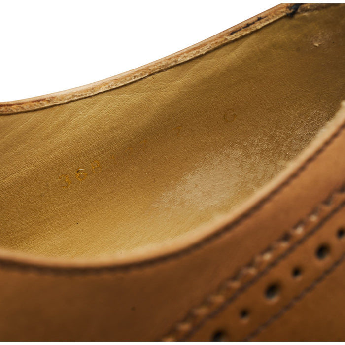 'Newcastle' Tan Brown Leather Oxford Brogues UK 7 G