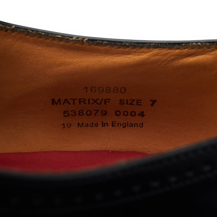 Next Black Leather Oxford Brogues UK 7 F