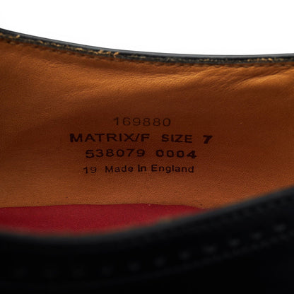Next Black Leather Oxford Brogues UK 7 F