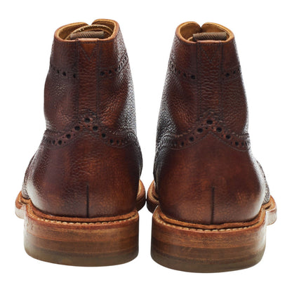 Next Brown Leather Brogue Boots UK 7 F