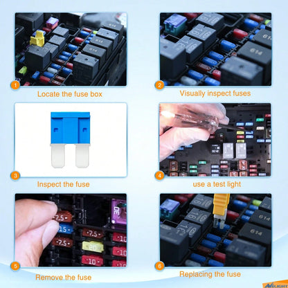 Nilight 105PCS Micro2 Fuse ATR APT Car Blade Fuses Assortment Kit Micro 2 Replacement 5A 7.5A 10A 15A 20A 25A 30A Automotive With Puller For Cars Trucks SUVs RVs