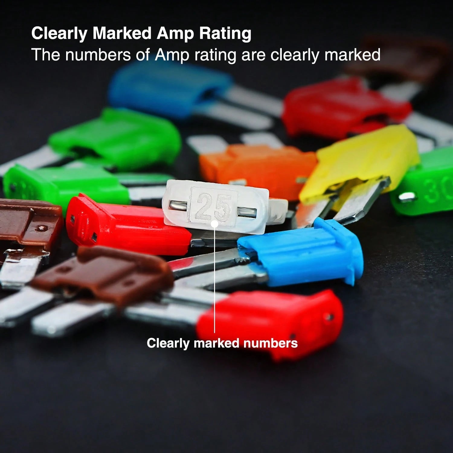Nilight 105PCS Micro2 Fuse ATR APT Car Blade Fuses Assortment Kit Micro 2 Replacement 5A 7.5A 10A 15A 20A 25A 30A Automotive With Puller For Cars Trucks SUVs RVs