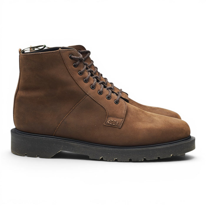 'Niro' Brown Nubuck Leather Boots UK 7.5 F