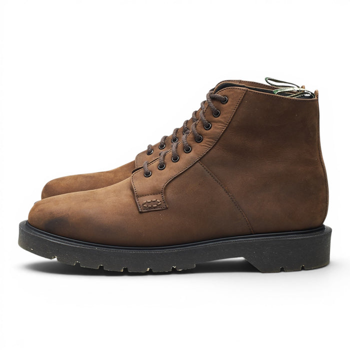 'Niro' Brown Nubuck Leather Boots UK 7.5 F
