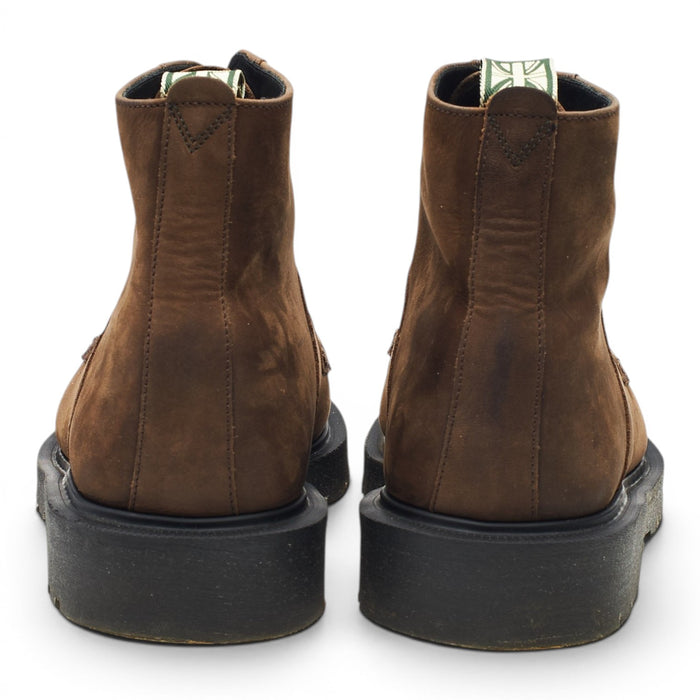 'Niro' Brown Nubuck Leather Boots UK 7.5 F
