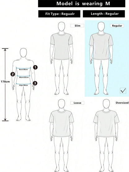 NORVETH Men's Striped Slim Fit Round Neck T-Shirt, Summer