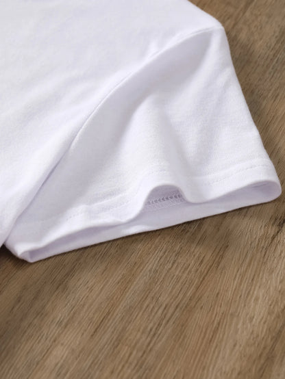 NostaNoir Solid Round Neck Tee