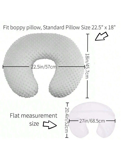 Nursing Pillow Cover, Minky Nursing Pillow Cover Set, Super Soft Suitable For Boppy Pillow, Suitable For Baby Boy And Baby Girl Pillow Covers