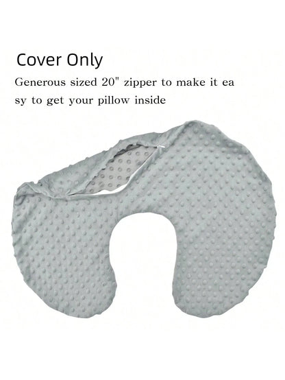 Nursing Pillow Cover, Minky Nursing Pillow Cover Set, Super Soft Suitable For Boppy Pillow, Suitable For Baby Boy And Baby Girl Pillow Covers
