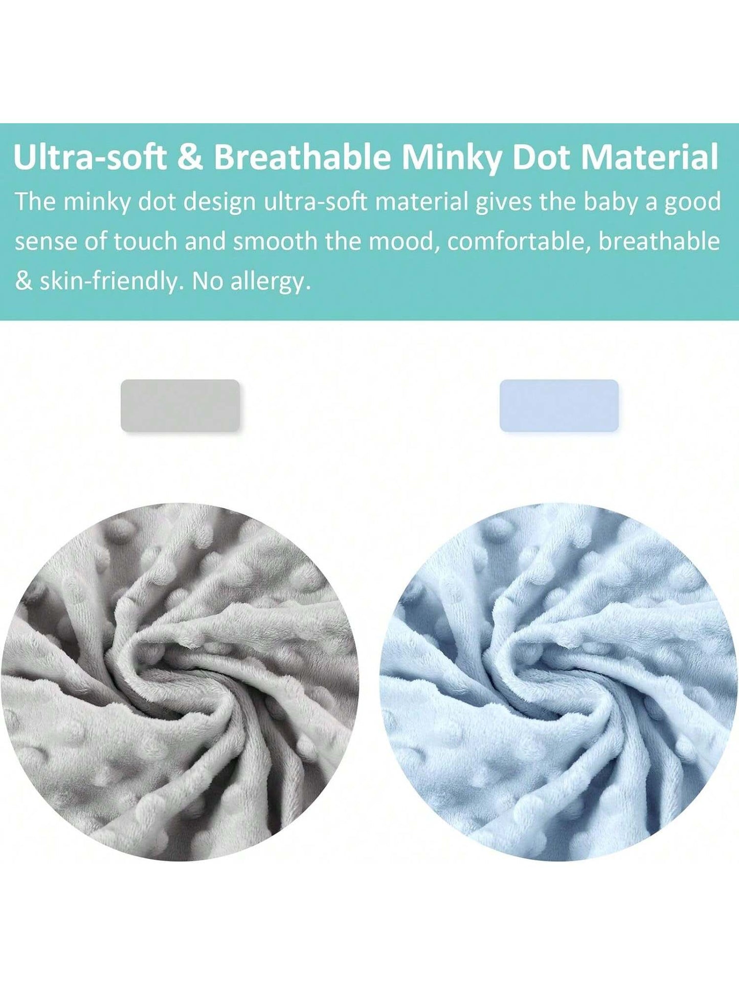 Nursing Pillow Cover, Minky Nursing Pillow Cover Set, Super Soft Suitable For Boppy Pillow, Suitable For Baby Boy And Baby Girl Pillow Covers