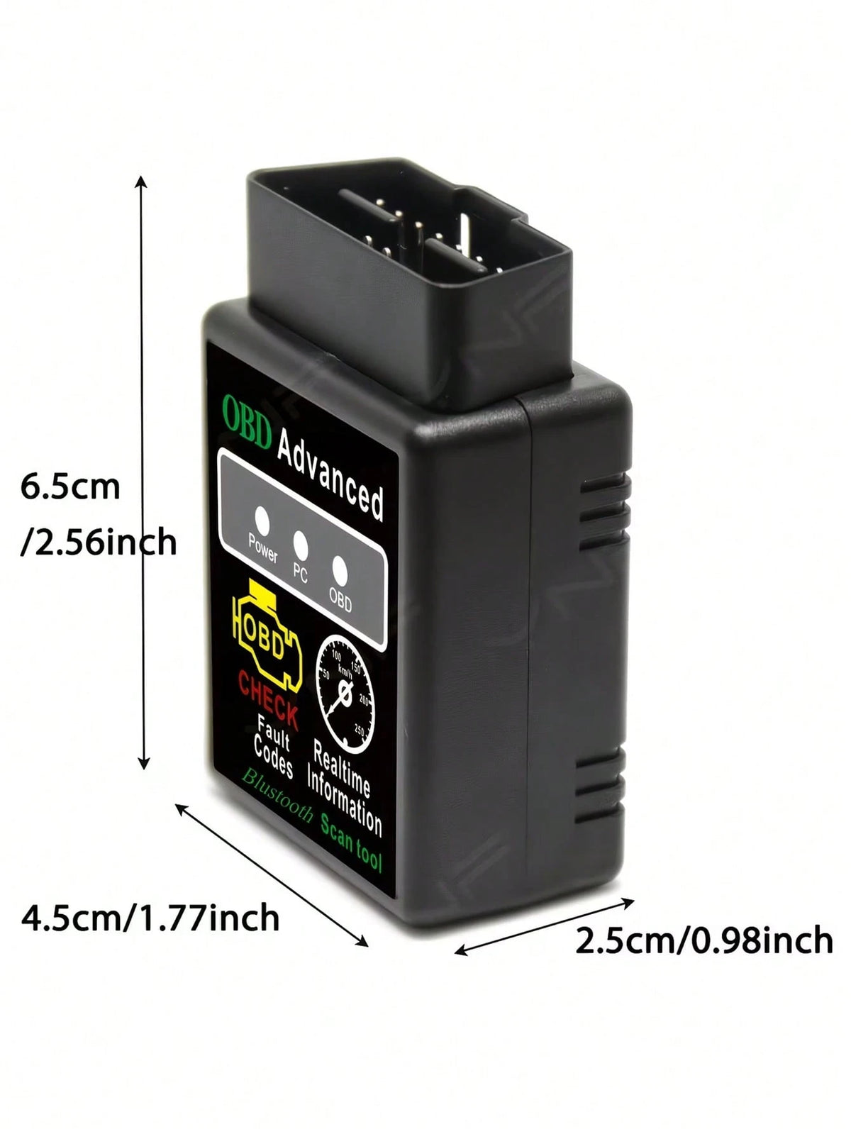 OBD2 Diagnostic Scanner Bluetooth Car Diagnostic Tool Compatible With All OBDII Protocol Vehicles Since 1996, Featuring I/M Readiness Check, Battery Test, Performance Test, Fault Code Reading And Clea