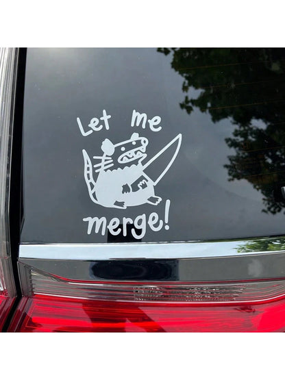 Opossum Car Stickers, Let Me Lane Change Stickers, Opossum Lover Stickers, Peeping Opossum Car Vinyl Stickers