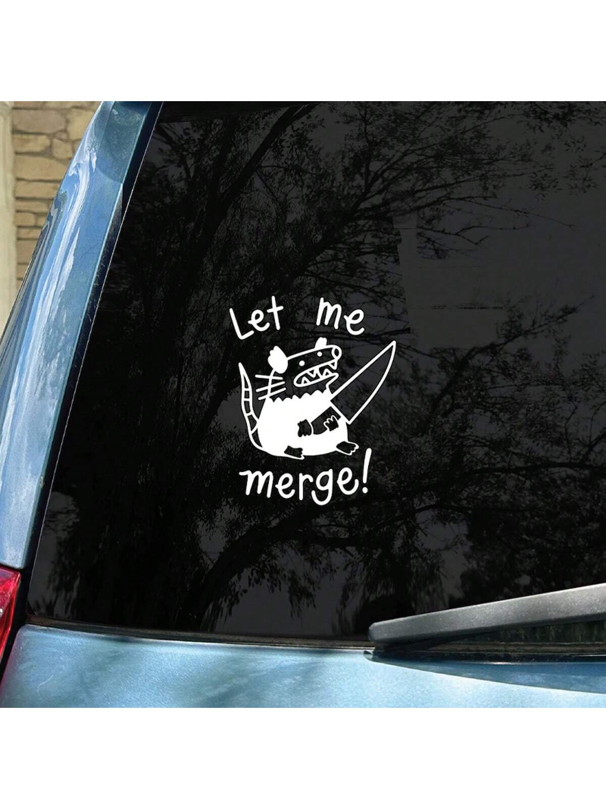 Opossum Car Stickers, Let Me Lane Change Stickers, Opossum Lover Stickers, Peeping Opossum Car Vinyl Stickers