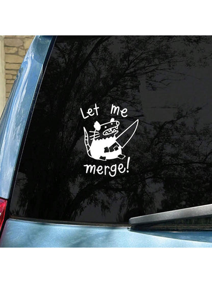 Opossum Car Stickers, Let Me Lane Change Stickers, Opossum Lover Stickers, Peeping Opossum Car Vinyl Stickers