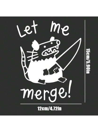 Opossum Car Stickers, Let Me Lane Change Stickers, Opossum Lover Stickers, Peeping Opossum Car Vinyl Stickers