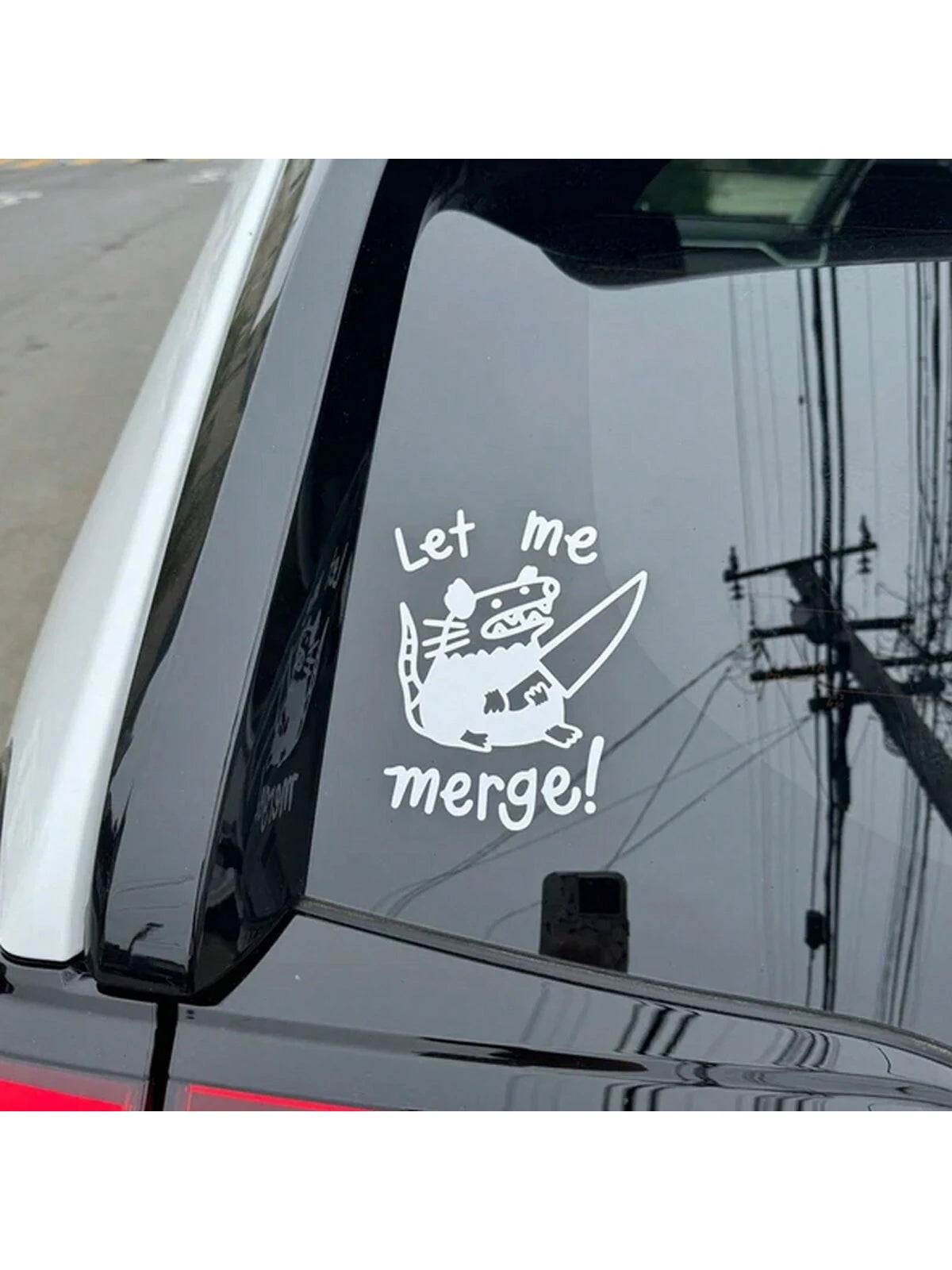 Opossum Car Stickers, Let Me Lane Change Stickers, Opossum Lover Stickers, Peeping Opossum Car Vinyl Stickers