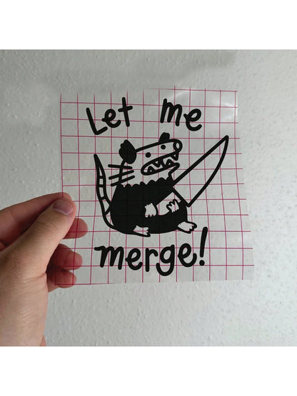 Opossum Car Stickers, Let Me Lane Change Stickers, Opossum Lover Stickers, Peeping Opossum Car Vinyl Stickers