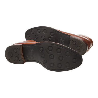 'Orkney' Tan Brown Grain Leather Chukka Boots UK 9.5 F