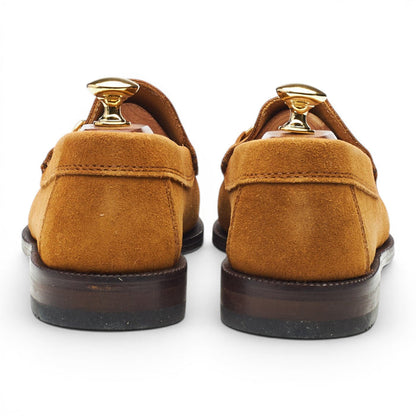 'Orsini' Tan Brown Suede Horsebit Loafers UK 6 EU 40