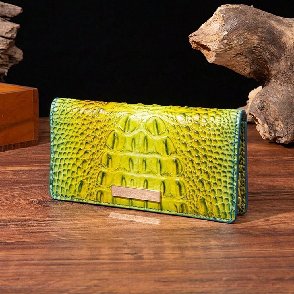 Outdoor Foldable Clutch Card Holder, Back Zipper & Snap Multi Slots With Decor Trim, Portable Storage For ID Cash Lightweight Compact Essentials Gear
