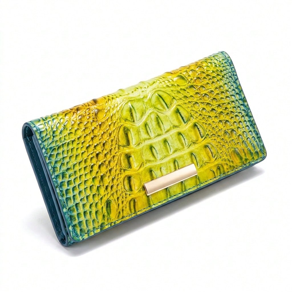 Outdoor Foldable Clutch Card Holder, Back Zipper & Snap Multi Slots With Decor Trim, Portable Storage For ID Cash Lightweight Compact Essentials Gear